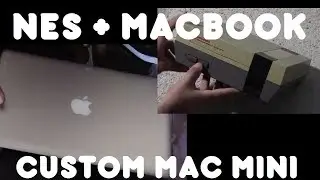I TURNED A BROKEN MACBOOK AND NES INTO A CUSTOM MAC MINI #nes #macbook #project