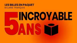 Billard Français - Incroyable 5 ans - Entraînement Rappels & Tiers.