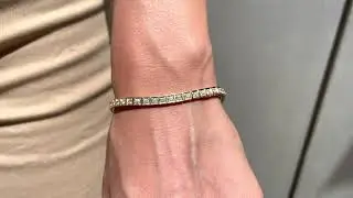 צמיד טניס שוקולד 2.50ct