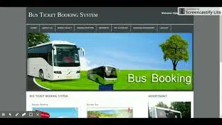 PHP and MySQL Project on Bus Ticket Booking System