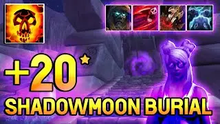 +20 Shadowmoon Burial Grounds Shadow Priest Mythic+ | Dragonflight