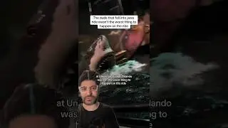 The worst thing to happen on the Jaws ride at universal studios 