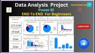 Data Analysis Project Using Power Bi Financial  Analysis  Dashboard