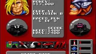 Rock n' Roll Racing, Chem VI [SEGA Walkthrough]
