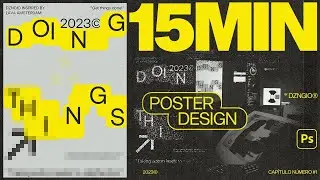 DISEÑA CONMIGO un POSTER EN 15 MIN en Adobe Photoshop // Capítulo #01