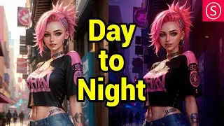 Day to Night - Auto-Masking + Gradient Workflow for ComfyUI