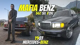 MAFIA BENZ | 560 SEL V126 | 1987 | GTA V | RED STAR GAMING