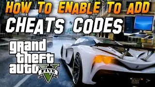 How To Enable To Add Cheats Codes Gta 5 Game For Pc | gta 5 me cheat code kaise dale ( beginners )
