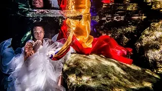 Trash The Dress Underwater - Amanda and Corey - Sebi Messina Photography