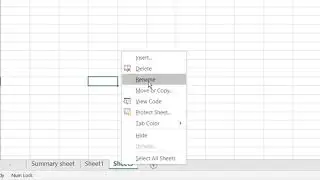 How to Sort Worksheet Tabs in Excel