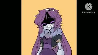 (Rp) Pov: You walk in Cooper 9 and meet Diana night star 💜🌟 (My murder drones oc)