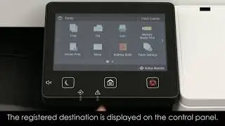Регистрация адресатов для отправки на Canon imageRUNNER C3025i