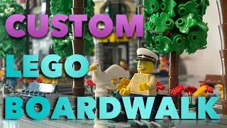 Custom Waterfront Lego City Diorama