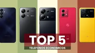 TOP 5 MEJORES TELEFONOS CALIDAD/PRECIO 2024 | Buenos, bonitos y baratos😍