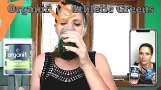 ORGANIFI vs Athletic Greens! Who Will Win The Taste Test?! | Green Juice Taste Test