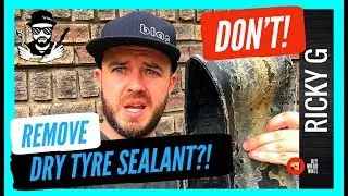 How to Remove Dry Sealant from a Mountain Bike Tire - DON'T!