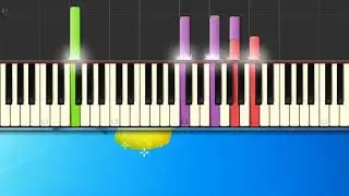 [Piano Tutorial Synthesia]E in silenzio - The Tremeloes