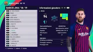 eFootball PES 2021: Barcelona 2018-2019 classic team (PS5)