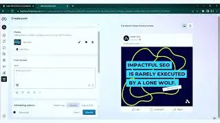 How to schedule posts on Meta Business Suite. 