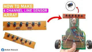 6 Channel Line Sensor Array for LINE FOLLOWER ROBOT | Best IR Sensor For Line Follower Robot