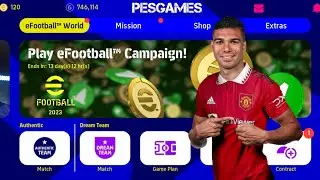 Playing eFootball 2023 Mobile - Android Gameplay