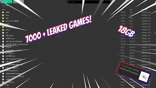 7000+ Roblox Games Pack! (MOST HAVE SCRIPTS)