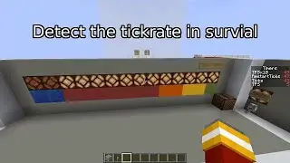 Survival Tick Rate and Lag Detector (broken as of 22w42a / 1.19.3)
