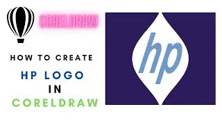 CorelDraw Graphic Suite Tutorials | How to Create HP Logo in Corel Draw | Corel Draw Tutorials 2021