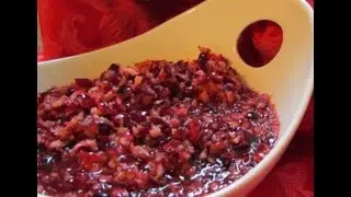 How to make Fresh Cranberry Relish