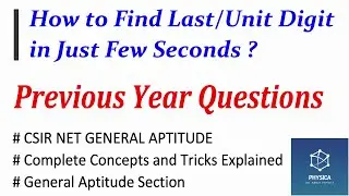 CSIR NET Previous Year Questions on 