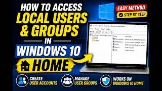 Local Users and Groups In Windows 10 Home