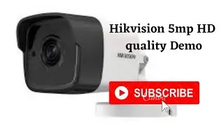 Hikvision 5mp Bullet camera Night vision view
