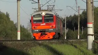 Электропоезд ЭД4М-0359 перегон Голицыно - Петелино