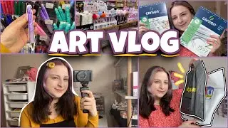 ART VLOG | KIRTASİYE ALIŞVERİŞİ | Yeni kamera aldım 📸