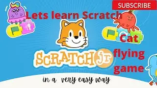 Cat flying game in Scratch