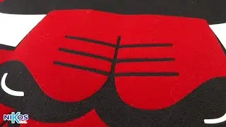 Corte y estampado de Vinil Textil Flock (Tercio pelo o gamuza)