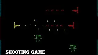 Shooter Game made using C without Graphics