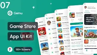 Design a Gaming App in Figma | Figma Mobile App Design Tutorial | 07 | UI/UX Design | 