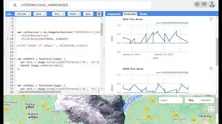 🛑How To make NDDI Time series Chart Google earth engine