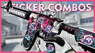 M4A4 Neo-Noir Sticker Combinations | CS:GO (2022)
