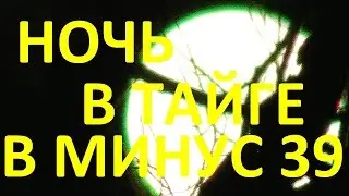 8 hut/frost -39/13-day at utiku/Night in the forest/