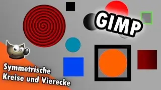 Bei Gimp Symetrische Kreise Und Quadrate erstellen!!!