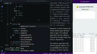 JavaScript HTML5 APIs 049 Create and Update State via Mouse Events