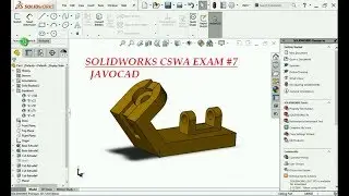 SOLIDWORKS CSWA EXAM QUESTION #7