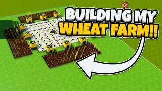 BUILDING MY WHEAT FARM!! | Block Tycoon ROBLOX