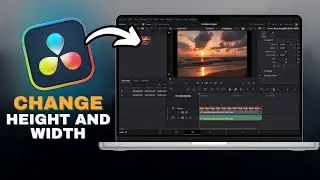 How To CHANGE Video HEIGHT And WIDTH In Davinci Resolve in SECONDS!