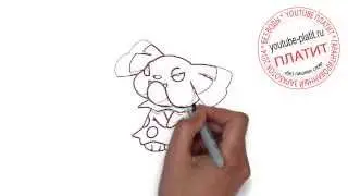 Все эволюции покемона Снаббул  Как нарисовать покемонов поэтапно snubbull