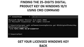 How to find 25-digit Windows 10/11 Product Key