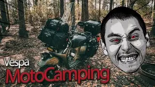 Moto Camping on a Vespa! - MotoVlog