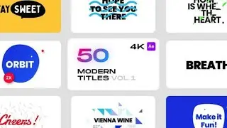 Modern Titles for After Effects Template Free Downlaod BY HM Mazaharul | free Ae title  |